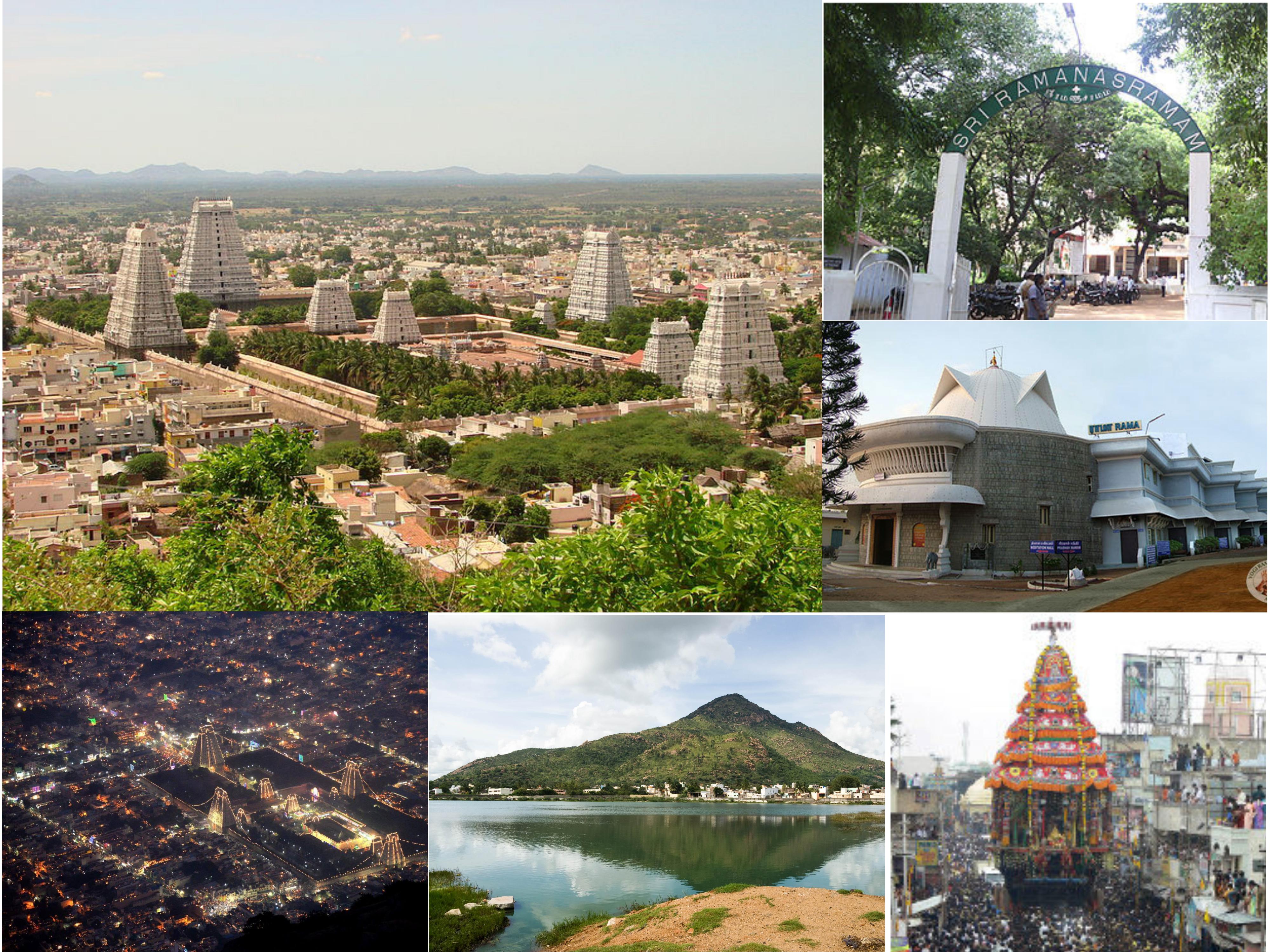 Town centre Tiruvannamalai - rooms and accommodation near bus stand, railway station and main market